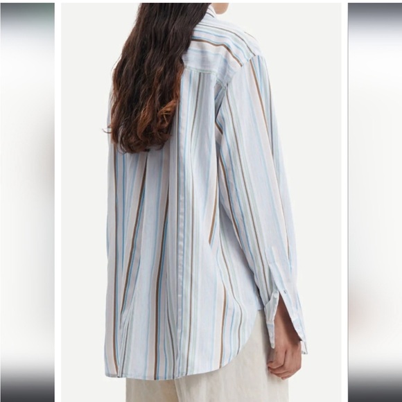 Samsoe Samsoe Alfreda Striped Shirt - Picture 3 of 11
